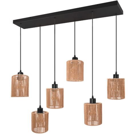 LAMPE SUSPENDUE TOOLIGHT APP1822-6CP NATURE BLACK