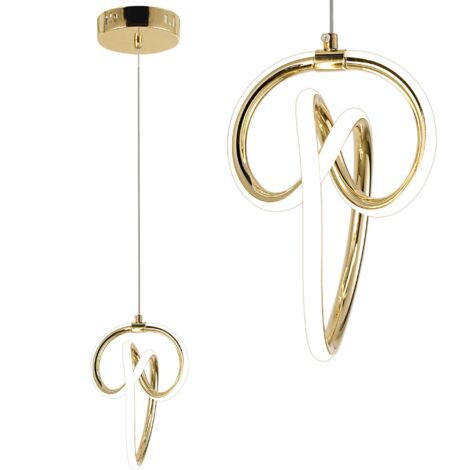 LAMPE SUSPENDUE À LED TOOLIGHT LHJ-092-1CP 5 GOLD (1/5)