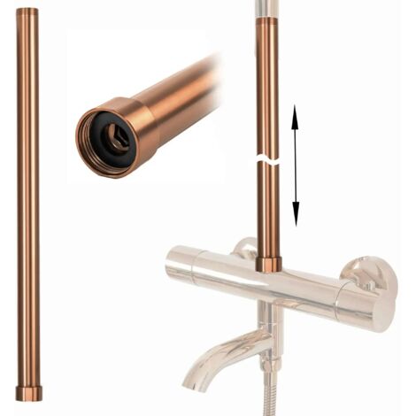 Profilé De Chute Latéral Pour Receveur De Douche Rea Brush Copper 120 Cm Right