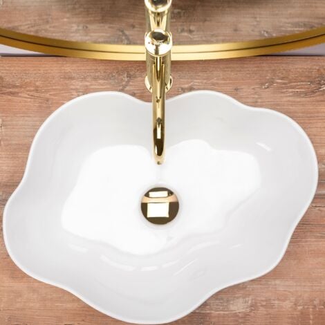 VASQUE À POSER REA LAVABO PEARL WHITE
