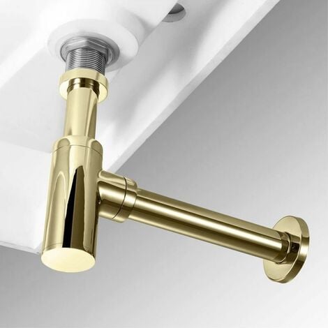 Wirquin 30718960 Sink Siphon 1 4 d32 Brass Chrome