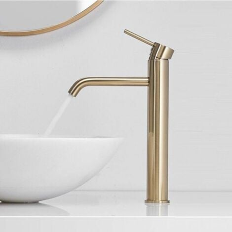 ROBINET DE LAVABO REA LUNGO GOLD HAUT
