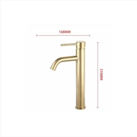 ROBINET DE LAVABO REA LUNGO GOLD HAUT