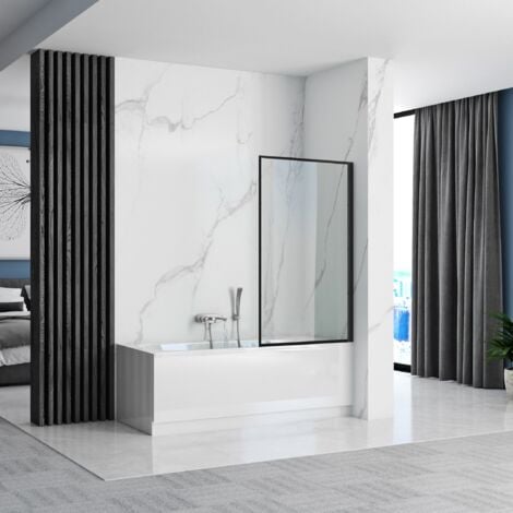 PARE-BAIGNOIRE REA PAROI DE DOUCHE LAGOS FIX 70 BLACK