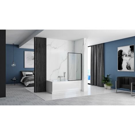 PARE-BAIGNOIRE REA PAROI DE DOUCHE LAGOS FIX 70 BLACK