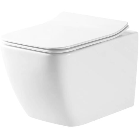CUVETTE WC SUSPENDUE REA MARTIN SLIM RIMLESS DUROPLAST