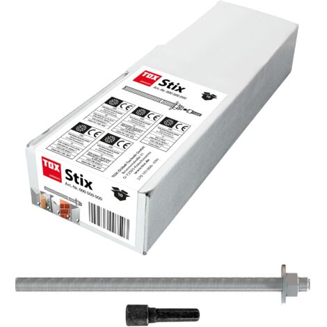Asta Filettata TOX Stix-VZ M16x190 Mm Zincata - Confezione Da 10 Pezzi Per Ancoraggi E Fissaggi - Foto 6