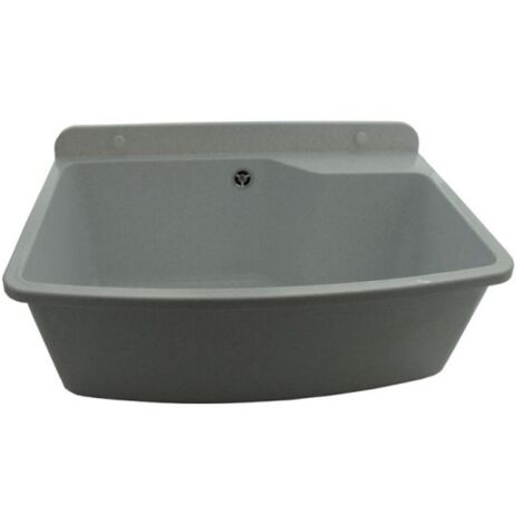 ZELVO MAXIMUS Ausgussbecken 61 X 44 X 23,5cm Waschbecken Waschtrog Spülbecken M. Ablaufgarnitur Günstig & Schnell | Onlineshop