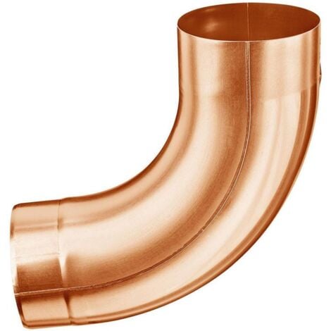 GRÖMO Kupfer Rohrbogen CU 85° ø100 mit Einzug, 60210