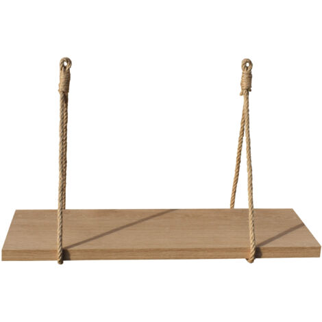 Étagère murale chêne 80 X 19 corde (1/2)