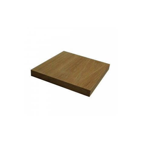 Quincadeco – Carré en chêne massif 24 x 24 cm – Épaisseur 2.3 cm – Poids 0.5 kg – Fabrication locale pour décoration raffinée