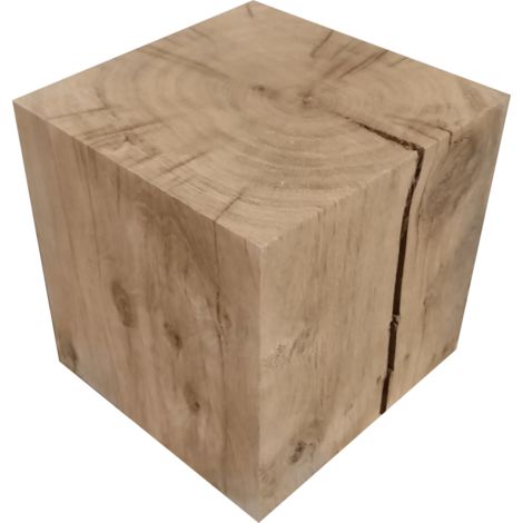 Cube chêne massif 19