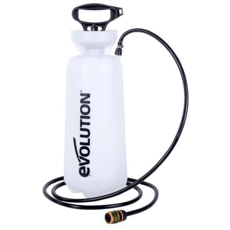 Evolution 15L Pressurised Water Bottle with Hand Pump and 3m Hose for Dust Suppression