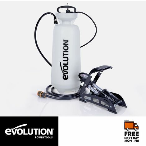Evolution 15L Pressurised Water Bottle with Foot Pump and 3m Hose for Dust Suppression (1/3)