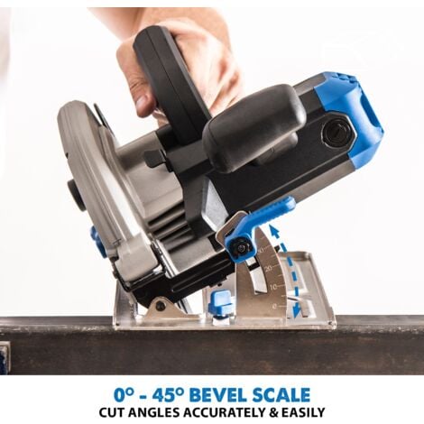 Evolution S185CCSL 185mm Circular Saw with TCT Mild Steel Cutting Blade (110V)