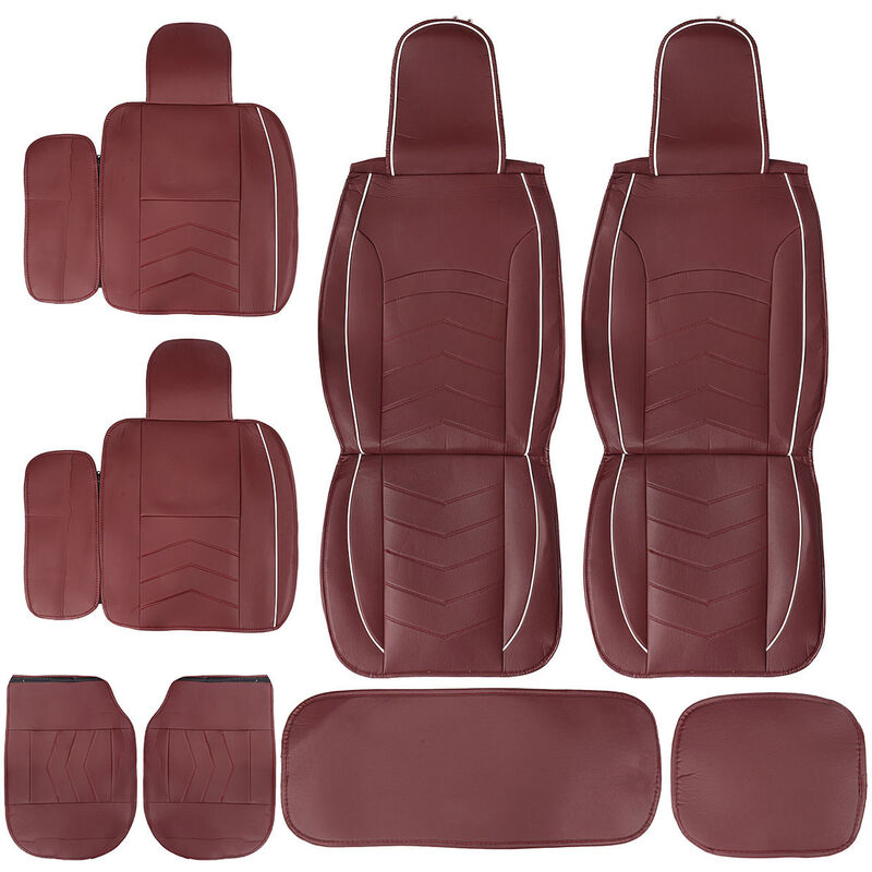 Auto-Sitzbezüge Benutzerdefinierte Leder Vorne Hinten
