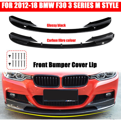2 Stück Frontstoßstangenschutzlippe für BMW F30 3er M Style 2012