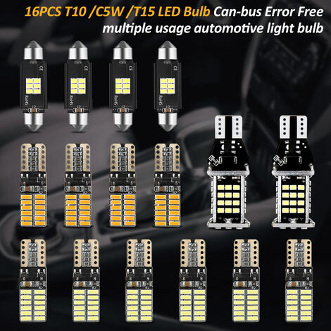 2x H15 100W 10000LM LED Scheinwerfer High Beam DRL Error Free Canbus Birnen