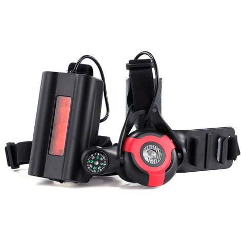 SGODDE Lauflicht 90° Einstellbarer Abstrahlwinkel 3 Modi Brustlicht mit  Kompass Wasserdichte wiederaufladbare USB-Sportlampe für Action-Kamera  Gopro, Jogger, Comping, Angeln LAVENTE