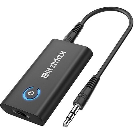 BlitzMax BT05 Sender Empfänger Bluetooth V5.2 HiFi Sound Dual Link Pairing  2 in 1 Audio