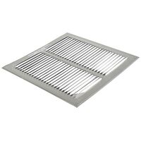 Gitter für natürliche Belüftung - Belüftungsgitter blankes Aluminium - ANJOS: 6808