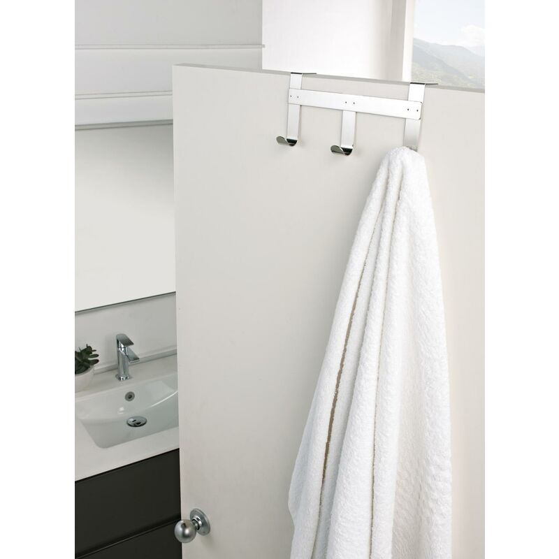 MEDICLINICS AI1318B AURA Percha de Baño Negro Mate — Bañoidea