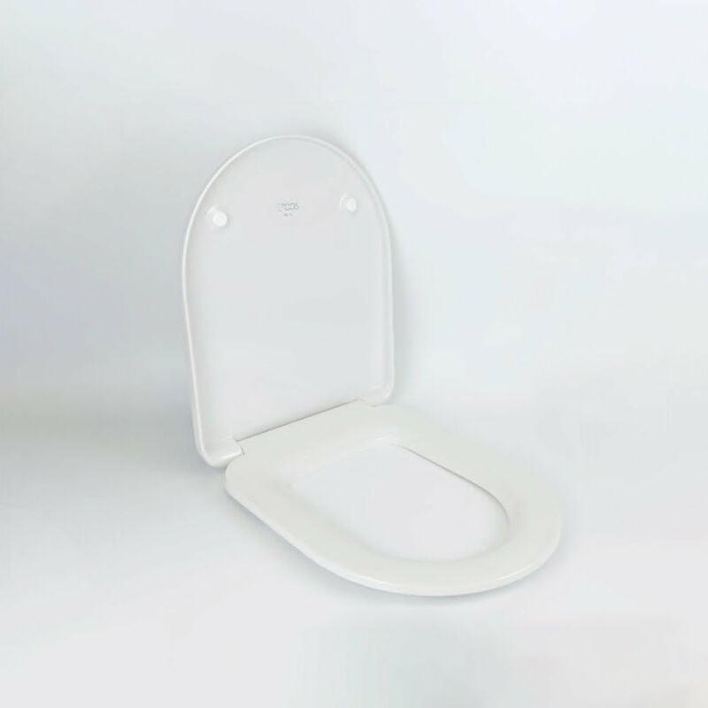Tapa y asiento de inodoro con caida amortiguada - Compatible con