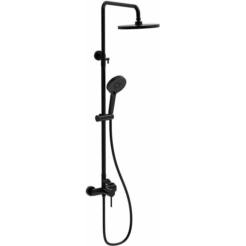 BATHME HB-GR4025B INFINITY B16 Grifo Monomando Baño Ducha Negro Mate —  Bañoidea