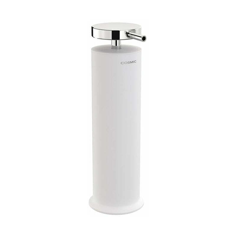 Dosificador Encimera Cosmic geyser blanco mate dispensador jabon baño acabado ideal para lavabos y aseos medidas 6 x 8 20 2776504