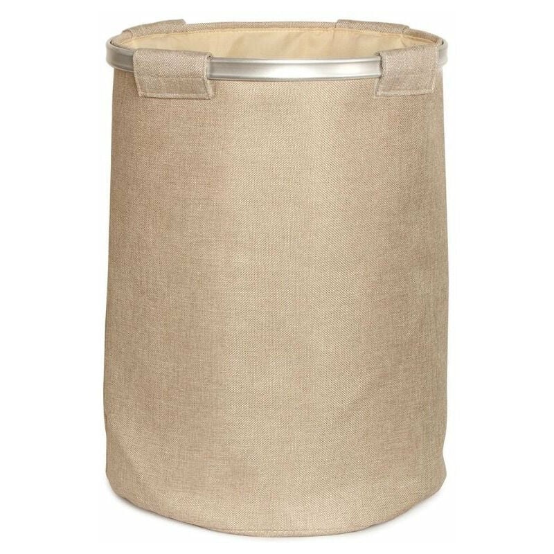 Cesto de ropa sucia Vimmerby bolsa de tela extraíble 48L / compartimento  bambú 64x53x39 cm - Natural y Beige [en.casa]