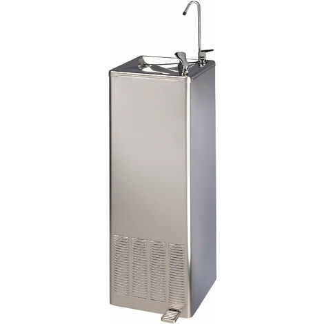 MEDICLINICS FAP050C Fuente de Agua Refrigerada con Pedal AISI 304 Acabado Brillo 30L/h - ref: FAP050C