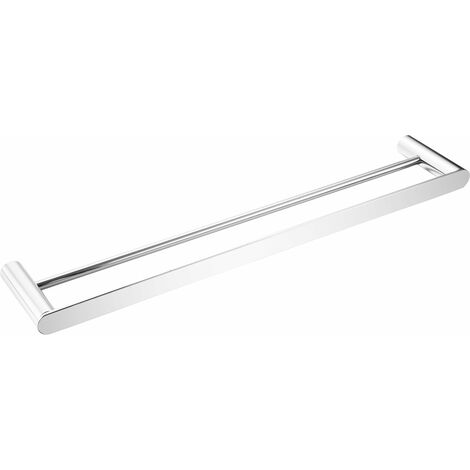 MEDICLINICS AI1311C AURA Toallero Barra Doble Acero Inox Brillo - ref: AI1311C
