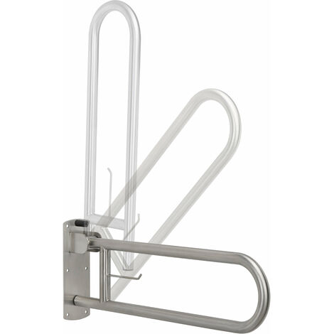 MEDICLINICS BG0900CS Barra de Apoyo Abatible Acero Inox Satinado - ref: BG0900CS