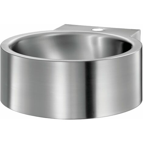 MEDICLINICS SNLM62CS Lavamanos Acero Inox Satinado sin Rebosadero para Adosar a la Pared - ref: SNLM62CS