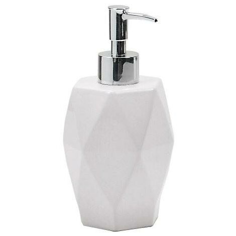 GEDY DA800200300 Dosificador Dalia Blanco Cromo Satinado - ref: DA800200000 (1/2)