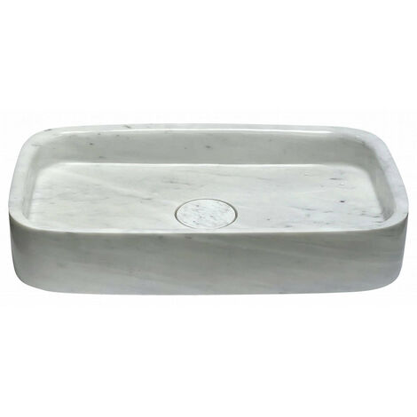 MOSAVIT TAHOE Lavabo Sobre Encimera Piedra Natural Blanco - ref: MSV-TAHOE
