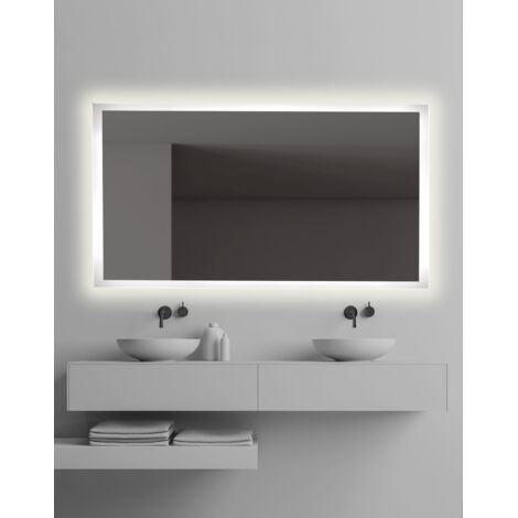 BATHSTAGE 65997 B-924 H/V Espejo LED Retroiluminado Reversible 120X70 ...