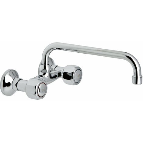GENEBRE 68193 11 45 66 GAMMA Grupo Mural Fregadero 15Cm Caño Tubo Alto 24 cm - ref: 68193 11 45 66