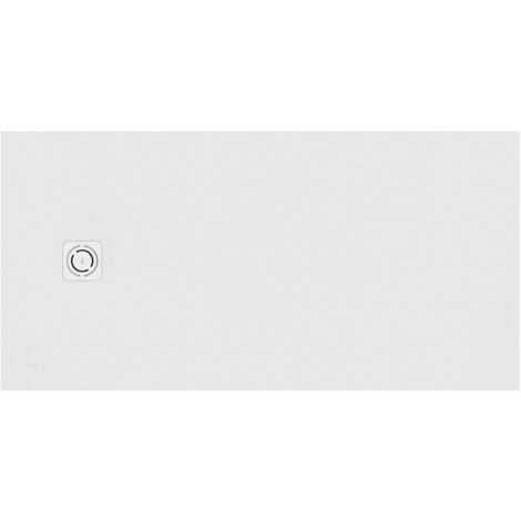 ROCA TERRAN Plato Ducha Stonex Blanco Mate con Rejilla - Medida: 180x70 cm - ref: APA017082BC01100