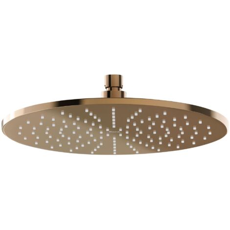 Rociador redondo para pared o techo orientable RAINSENSE - ROCA Color: Oro rosado