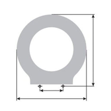 ETOOS 02721108 EL 1.2 Tapa WC Galassia Blanco - ref: 02721108