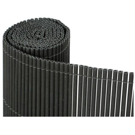 FAURA MIMBRE DE PVC ANTRACITA 1X3 METROS AGARRE ACERO GALVANIZADO
