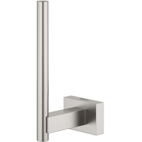 GROHE 40 623 DC1 ESSENTIALS CUBE Portarrollos Pared Supersteel - ref: 40 623 DC1
