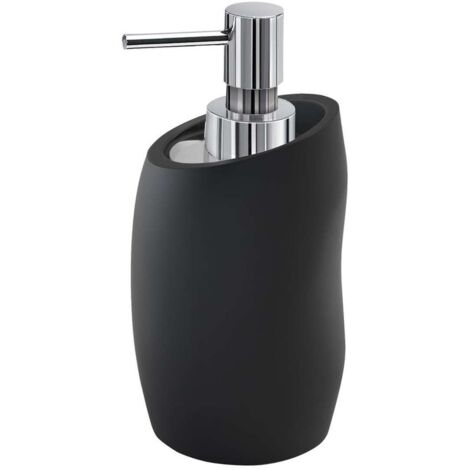 Sapho Accesorios de baño Gedy - Dispensador de jabón Iside, negro mate 188114 (1/3)