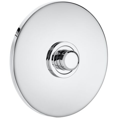 ROCA A5A9677C00 AQUA Aqualine Fluxor Empotrable para Inodoro de Descarga Simple 6L Cromo - ref: A5A9677C00 (1/2)