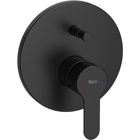 ROCA A5A0A09NB0 L20 Grifo Monomando Empotrado Baño Ducha Negro Mate - ref: A5A0A09NB0 (1/2)