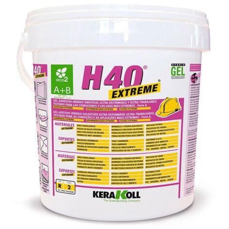 KERAKOLL 15523 H40 EXTREME Gel Adhesivo 3.5 kg - ref: K15523 (1/2)