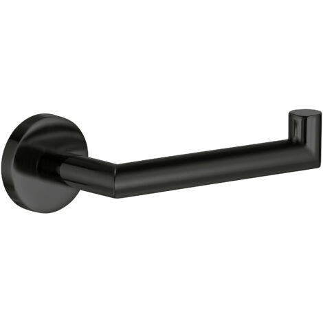Portarrollos sin tapa adhesivo, serie ECO, acabado negro mate - MANILLONS TORRENT (1/2)