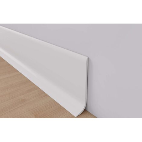 EMAC NOVORODAPIE SEMIFLEX PVC Blanco 2 metros - Altura: 8 CMS - ref: NRSFPV80BL2