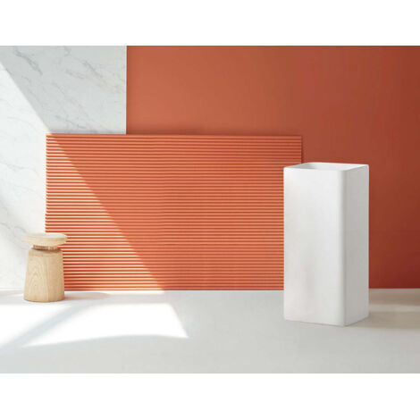 SANYCCES CUADRO Lavabo Pedestal Sanydur Blanco Mate - ref: LV3160404090WM
